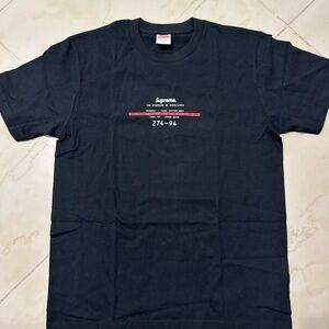 Supreme The Standard Of Excellence Mens Size Small Black Short Sleeve Tee Cotton